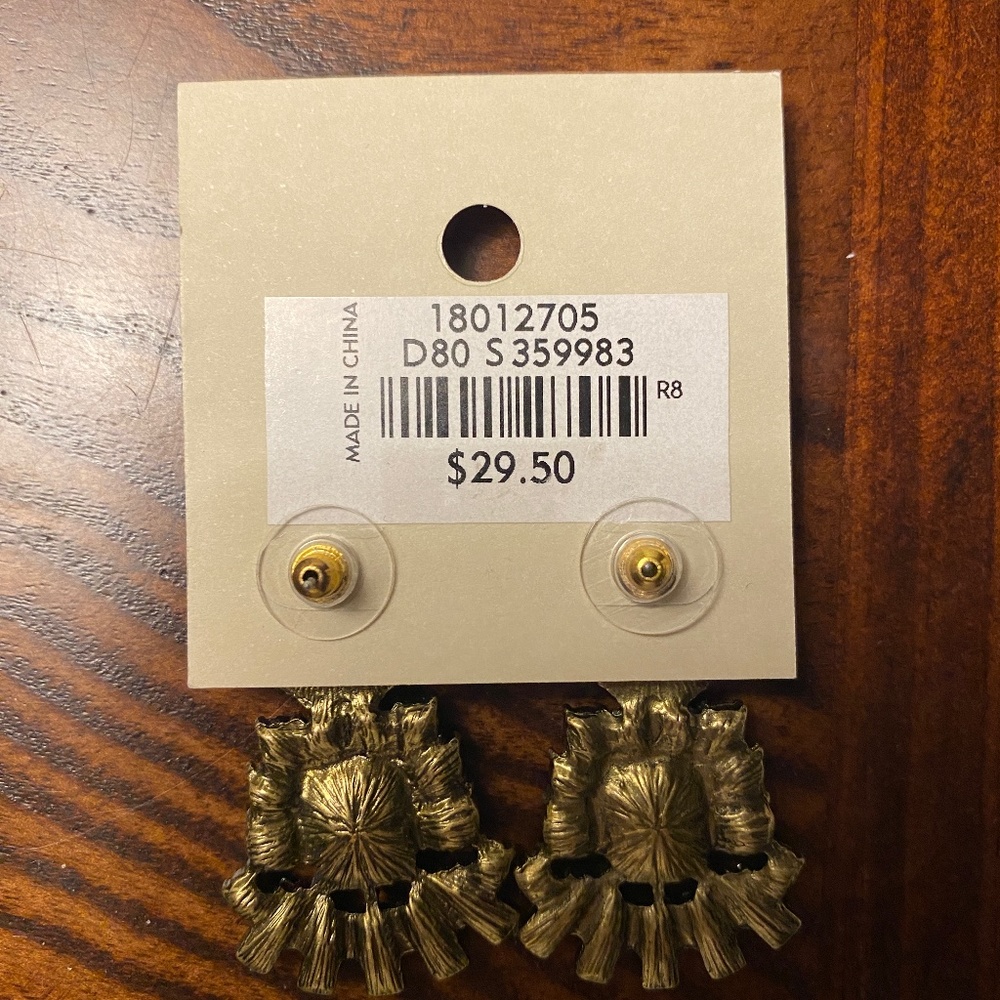 LOFT Rhinestone Earrings - NEW!! - Picture 2 of 2